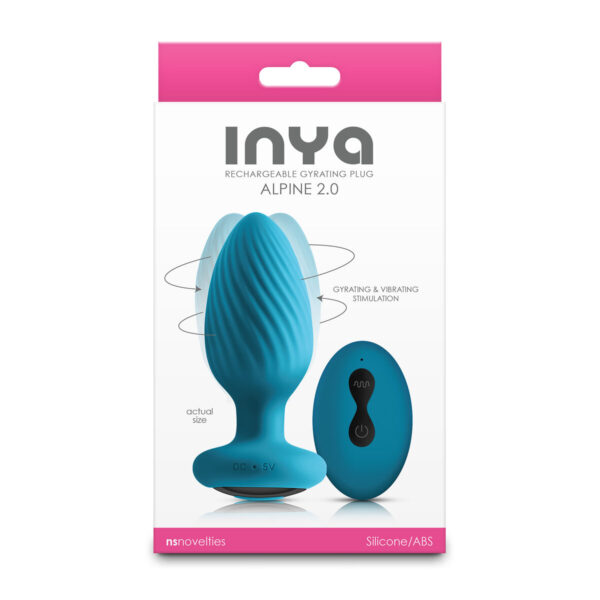 Vibrating Butt Plug NS Novelties Inya Green - Image 4