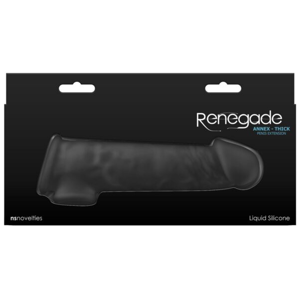 Penis cover NS Novelties Renegade Black 18,6 x 4,3 x 5,5 cm - Image 3