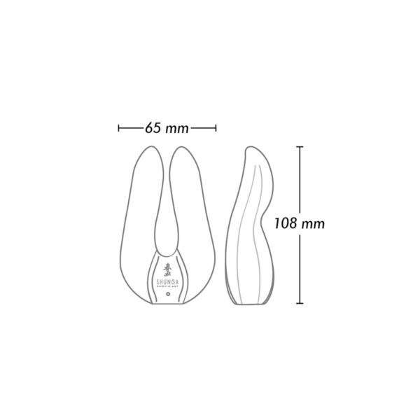 Massager Shunga Aiko Black - Image 7