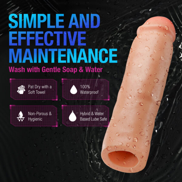 Penis cover Blush Performance Plus Meat Ø 3,8 cm 21,6 cm - Image 5