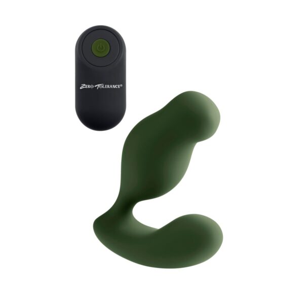 Anal Vibrator Zero Tolerance Green - Image 2