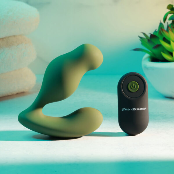 Anal Vibrator Zero Tolerance Green - Image 5