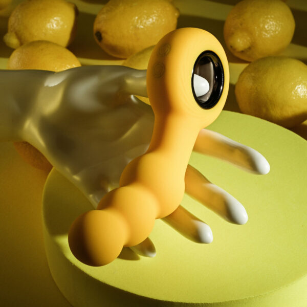 Vibrating Butt Plug Evolved Gender X Yellow - Image 6