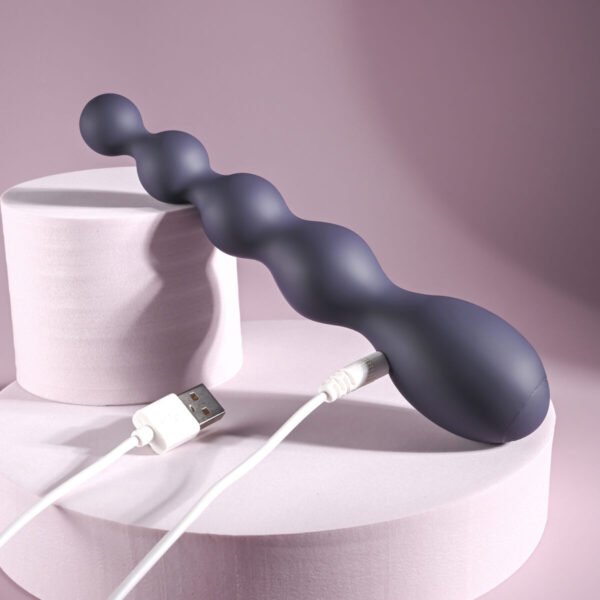 Cassini Anal Vibrator Black Evolved Zero Tolerance Purple - Image 5