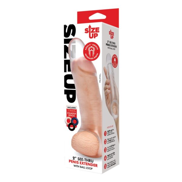 Penis cover Size Up Ø 4 cm 20,3 cm - Image 6