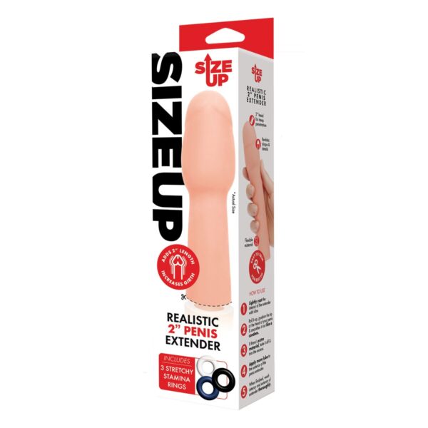 Penis cover Size Up Meat Ø 3,5 cm 18 cm - Image 5