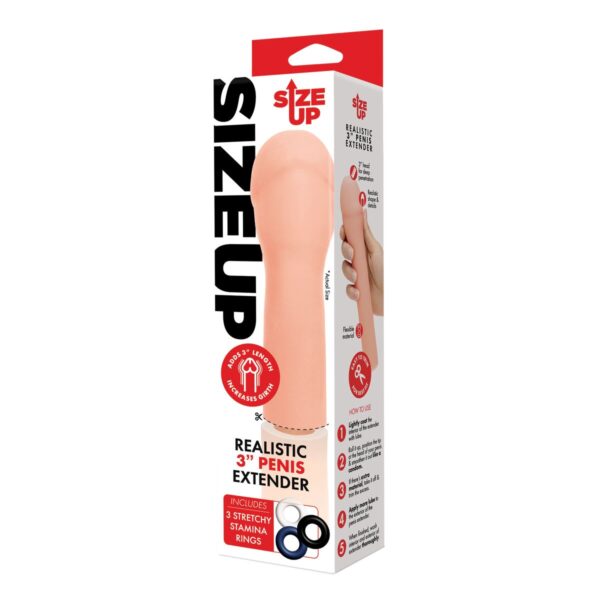 Penis cover Size Up Meat Ø 4,6 cm 21 cm - Image 5