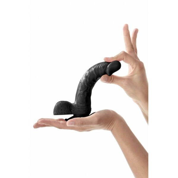 Dildo Real Body Black 18 cm - Image 3