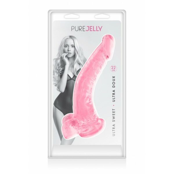 Dildo Pure Jelly Pink XL - Image 3