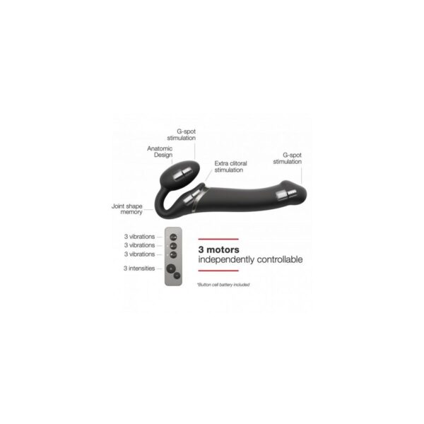 Vibrator Strap-on-me 6013960 Black - Image 5