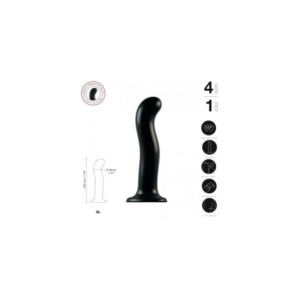 Dildo Strap-on-me POINT STIMULATOR Black XL - Image 5