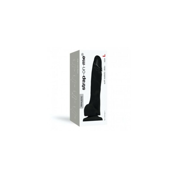 Dildo Strap-on-me Realistic Black L - Image 3