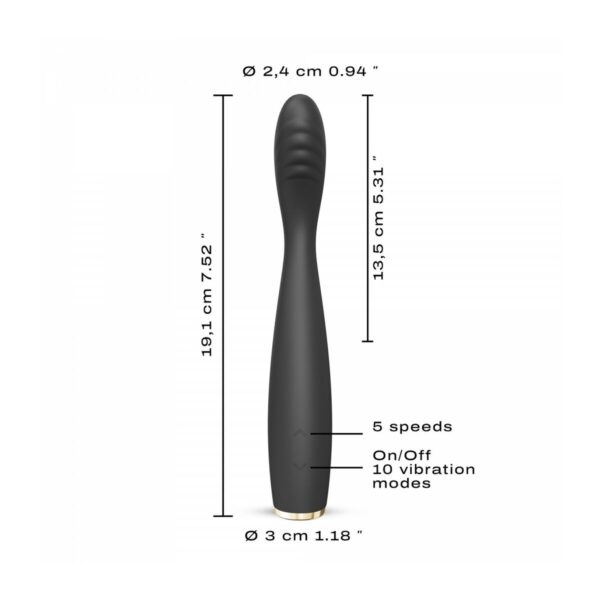 Classic Vibrator Dorcel Black - Image 6