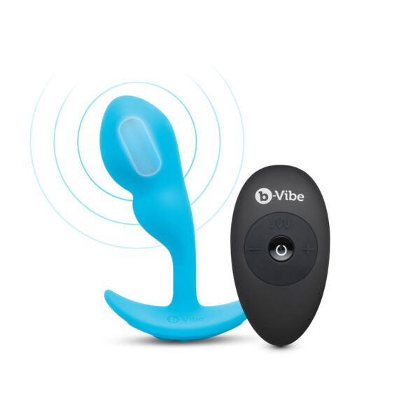 Remote control anal plug B-Vibe Blue - Image 2