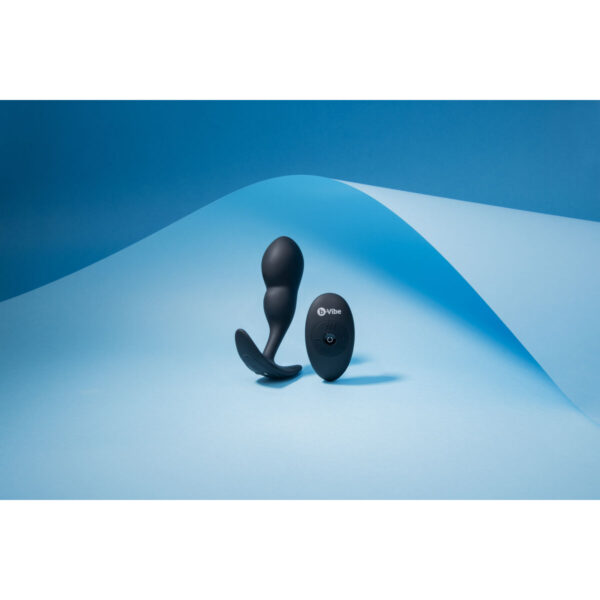 Remote control anal plug B-Vibe Black - Image 8