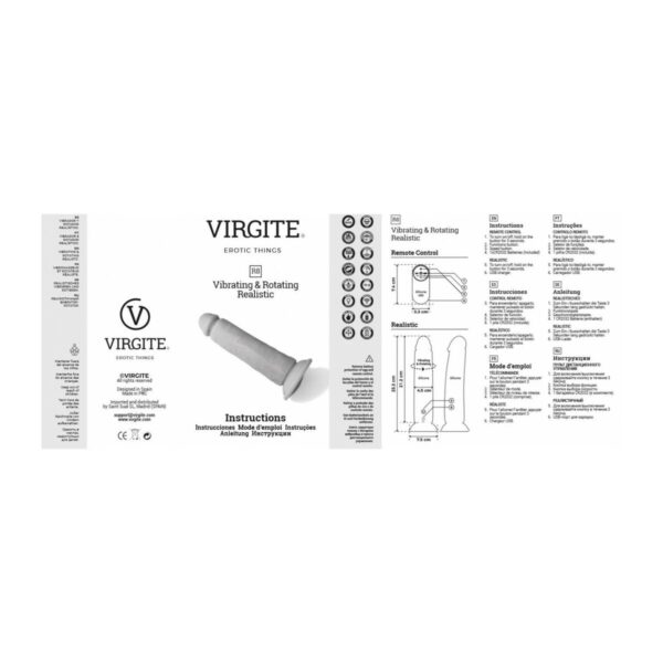 Realistic Vibrator Virgite 21 cm - Image 3