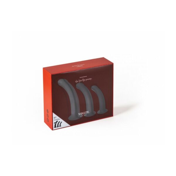 Dildo Virgite Black S/M/L Set - Image 6