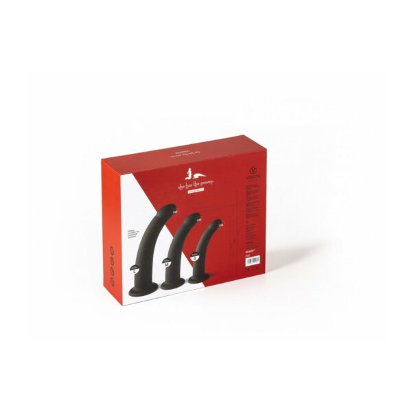 Dildo Virgite Black S/M/L Set - Image 7