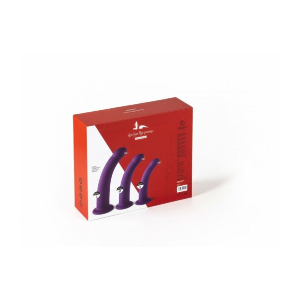 Dildo Virgite Purple S/M/L Set - Image 6