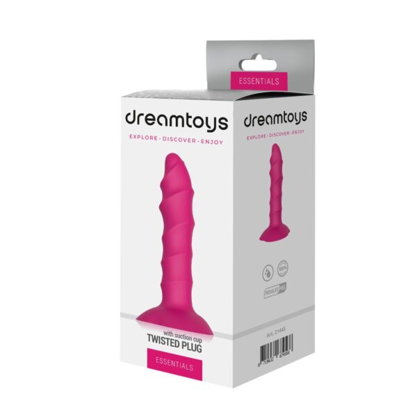 Anal plug Dream Toys Essentials Twisted Pink - Image 3