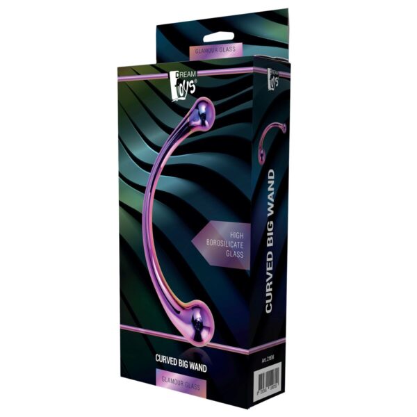 Classic Dong Dream Toys Glamour Glass Multicolour Ø 3,5 cm - Image 4