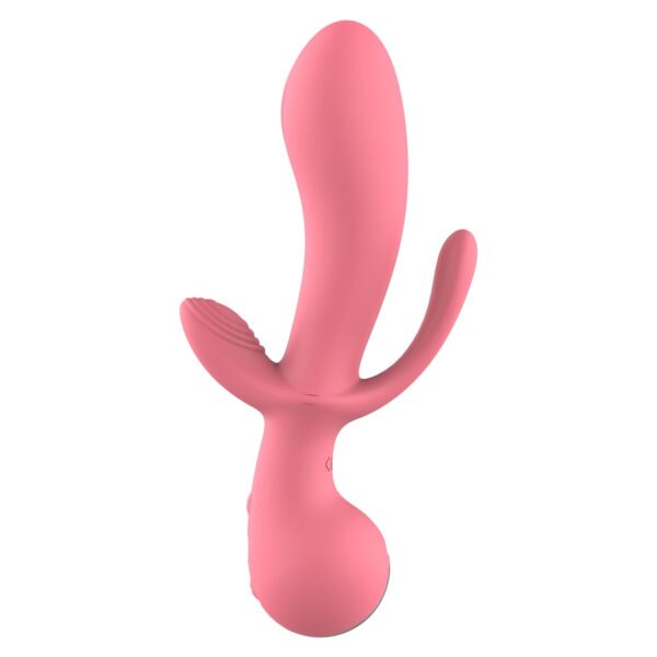 Classic Vibrator Dream Toys Amour Triple Pleasure Pink - Image 2